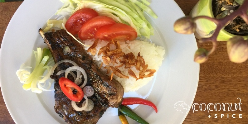 Indonesian grilled lamb chop recipe - kambing guling and sate